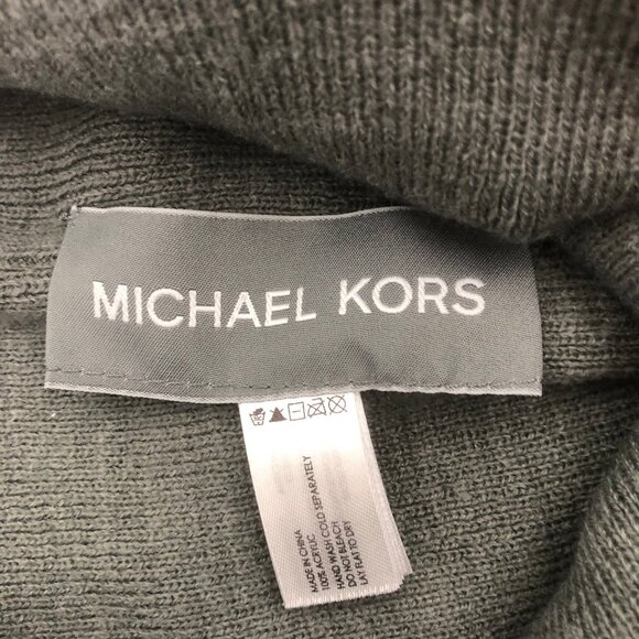 Michael Kors Monogram Knit Beanie — Charcoal Gray • Soft Acrylic • Winter Luxe - Picture 8 of 11